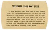 The Morse Indian Root Pills