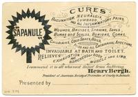 Sapanule: Sold by all Druggists