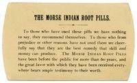 The Morse Indian Root Pills