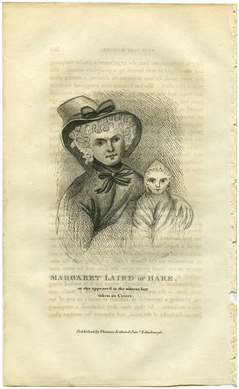 Margaret Laird or Hare, as she appeared in the witness box taken in court