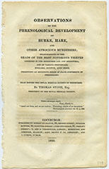 33. Observations on the phrenological development of Burke, Hare, and other atrocious murderers