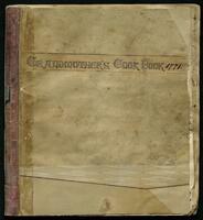 Hoffman cook book : manuscript, circa 1835-1870